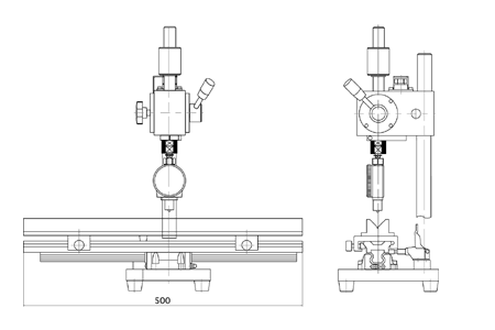 ASKER 高分子計器株式会社　ゴム硬度計補助装置　定圧荷重器　CL-150R2型